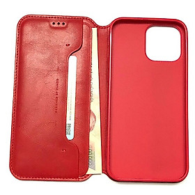 Bao da cho iPhone 13 Pro Max Skin Wallet Card Shock Chống sốc