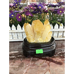 Mua Trụ đá phong thủy tinh thể thạch anh vàng