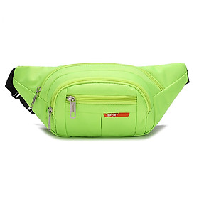 Túi đeo thắt lưng Unisex dung tích lớn, dây đai có thể điều chỉnh, không thấm nước-Màu xanh lá