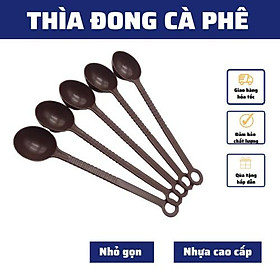 Mua thìa đong định lượng nâu cà phê sữa bột muỗng đong định lượng pha chế múc sốt hoa quả nhựa cao cấp an toàn