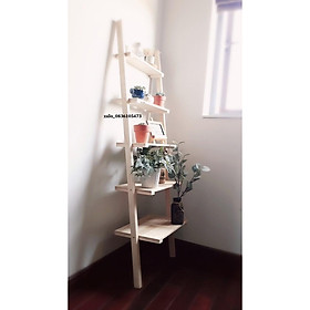 Mua combo kệ gỗ 5 tầng để cây trang trí order riêng