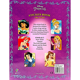 Hình ảnh Disney Princess Sticker Book Treasury 2017