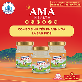 Yến Khánh Hòa La San Kids Nano Canxi dành cho trẻ em, tăng chiều cao, tăng sức đề kháng