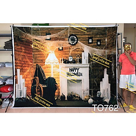 Thảm vải chụp ảnh / Thảm vải treo tường / Tranh vải decor chủ đề Halloween (mã TO762)