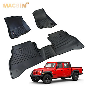 Thảm lót sàn Jeep Gladiator 2021- 2022  nhãn hiệu Macsim chất liệu TPE