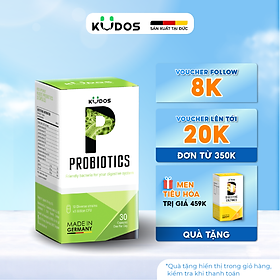 Thực phẩm bảo vệ sức khỏe KUDOS PROBIOTICS (30 viên/hộp)