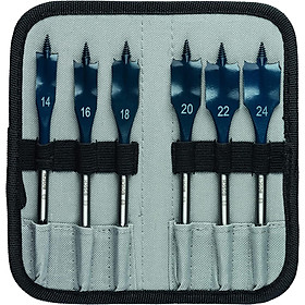 BỘ KHOAN GỖ ĐUÔI CÁ(14/16/18/20/22/24MM) BOSCH 2608595424 - HÀNG CHÍNH HÃNG