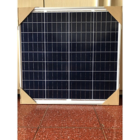 Mua Tấm Pin Năng Lượng Mặt Trời Poly 65W ( 12V - Màu xanh đen  khung nhôm chịu lực)