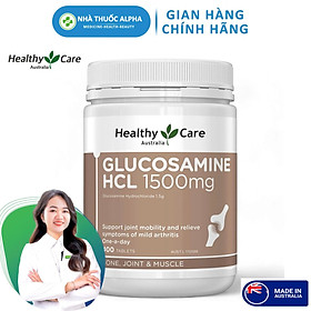 Viên Uống Healthy Care Hỗ trợ xương khớp Glucosamine HCL 1500mg 400 Viên