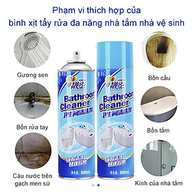 Dung dịch tẩy rửa vệ sinh đa năng nhà cửa (bộ 3chai + xốp)