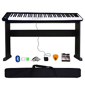 Bộ Đàn Piano Điện Konix PH88 - 88 Phím nặng Cảm ứng lực PH-88 - Midi Keyboard Controllers - Kèm Chân Gỗ, Móng Gẩy DreamMaker
