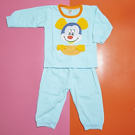 Bộ quần áo tay dài trẻ sơ sinh TiTi chú chuột mickey (5 màu)