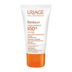 Kem chống nắng bảo vệ da tối đa Uriage Bariésun Crème Minerale SPF50+ 50ml