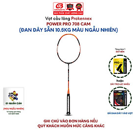 Vợt cầu lông ProKennex POWER PRO 708 chính hãng công thủ toàn diện (1 cây) - Tặng kèm quấn cán
