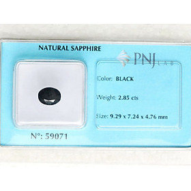 Mua Đá Phong Thủy Tự Nhiên - Viên đá Sapphire đen kiểm định