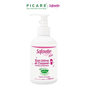 Dung dịch vệ sinh cho bé gái từ 4 tuổi đến dậy thì saforelle miss 250ml