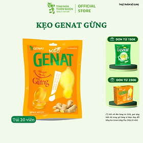 kẹo Genat Gừng (Túi 20 viên) - Tinh Hoa Thiên Nhiên