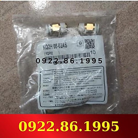 KQ2H08-02 Đầu nối ống 8 ren 13mm