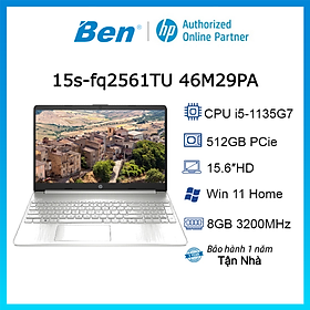 Mua Laptop HP 15s-fq2561TU 46M29PA (Silver) - Hàng chính hãng