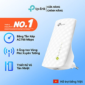 Bộ Kích Sóng Wifi Repeater Băng Tần Kép AC750 TP-Link RE200 - Hàng Chính Hãng