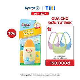 Kem chống nắng Sunplay cho bé từ 6 tháng tuổi và da nhạy cảm, dạng sữa Sunplay Baby Mild SPF 35, PA++ 30g