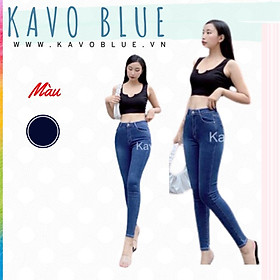 Quần Jean Nữ Lưng Cao Dáng Skinny KAVO BLUE B96.03