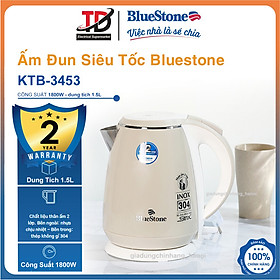 Mua Ấm Đun Siêu Tốc Bluestone 1.5 lít KTB-3453  Inox 304 An Toàn   Hàng Chính Hãng