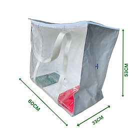 Túi Bạt Nắp Vuông IXUẤT KHẨUIGIA CÔNG THEO YÊU CẦUI Đựng Đồ, Chống Nước - Xanh Dương