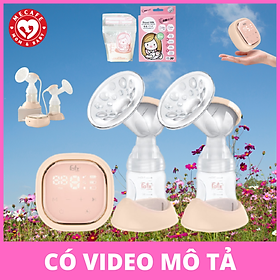 Máy hút sữa điện đôi Fatzbaby Resonance 3 + tặng hộp 30 túi trữ sữa Sunmum mini 100ml