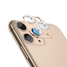 Bộ miếng dán kính cường lực & khung viền bảo vệ Camera cho iPhone 11 Pro / 11 Pro Max hiệu Totu (độ cứng 9H, chống trầy, chống chụi & vân tay, bảo vệ toàn diện) - Hàng nhập khẩu