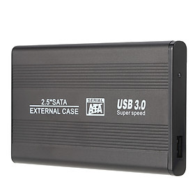 Hộp Đựng Ổ Đĩa Cứng Có Vỏ USB 3.0 HDD SATA (2.5) (1TB) - Đen
