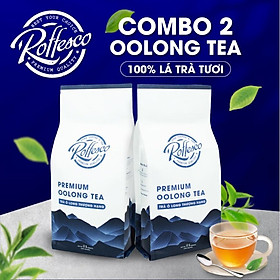 Combo 2 Trà Ô Long ROFFESCO PREMIUM OOLONG TEA 100% Búp Trà Tươi Túi 500g