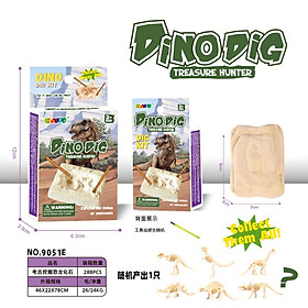Đồ Chơi Khảo Cổ Sưu Tầm Hóa Thạch Khủng Long Cổ Dài bạo chúa thằng lằng bay Tyrannosaurus Triceratops Stegosaurus Champsosaurs Pliosaurus 2113