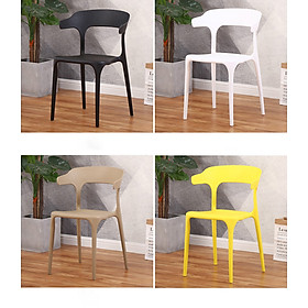 Mua Ghế nhựa đúc độc đáo nhiều màu - Ghế ăn nhựa  Ghế ăn gia đình - Ghế ngồi coffee decor ban công sân vườn ngoài trời