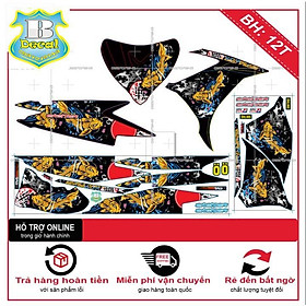 TEM RỜI EX 2011 CÁ CHÉP DÁN XE ĐEN