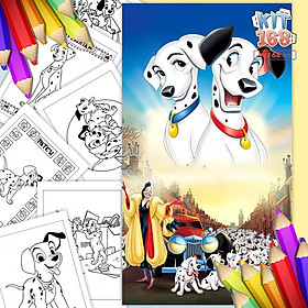 Mua Tranh Tô Màu Phim Hoạt Hình 101 Con Chó Đốm Ttm-0014 | Tiki