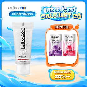 Gel Dưỡng Tóc Lavox Cranberry 60ml Giữ Nếp Tóc, Tăng Độ Bóng, Dưỡng Ẩm Tóc Mượt Lamimi Chính Hãng