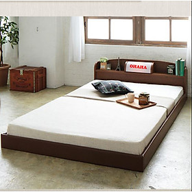 GIƯỜNG NGỦ CAO CẤP HMR LÕI XANH CHỐNG ẨM OHAHA JAPANESE STYLE - BROWN BED