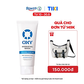 Sữa rửa mặt cho nam Oxy sạch dịu nhẹ, giảm khô căng dạng gel Oxy Hydrating Wash 100g