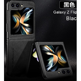 Ốp lưng da cho Samsung Galaxy Z Flip 6 (Flip6) hiệu X-Level cao cấp - Hàng chính hãng