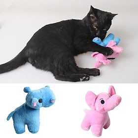 2Pcs Pet Puppy Cat Dog Play Toys Chew Squeaker Squeaky Plush Sound Doll