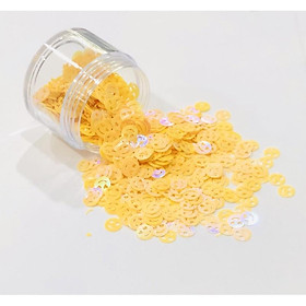 Hũ 30g Sequins Kim Tuyến Hình Mặt Cười Yahoo Vàng Trang Trí - Trường Thịnh Sài Gòn