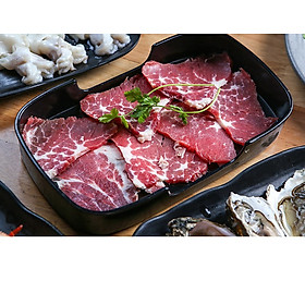 Mua Khay đựng sushi đồ ăn lẩu  nướng BBQ chữ nhật nhựa Melamine màu đen Size 24x 14x 3cm