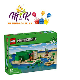LEGO MINECRAFT 21254 Đồ chơi lắp ráp Ngôi nhà rùa biển (234 chi tiết)