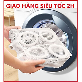  Túi Giặt Giày Hình Vuông ( Tặng khăn lau pakasa) - Màu Trắng