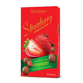 CHOCOLATE TRẮNG VỚI TRÁI DÂU KHÔ BERNIQUE