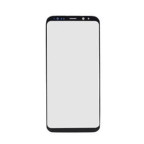 Black Outer LCD Front Screen Glass Lens For