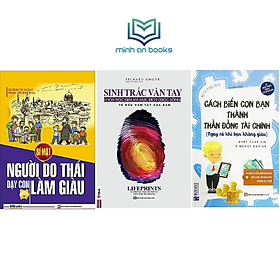 Combo Bộ 3 Cuốn Dạy Con Thành Tài: Cách Biến Con Bạn Thành Thần Đồng Tài Chính + Bí Mật Người Do Thái Dạy Con Làm Giàu + Sinh Trắc Vân Tay – MinhAnBooks