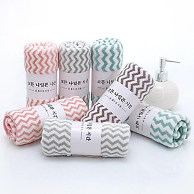 Mua Khăn rửa mặt lông cừu xuất Hàn Quốc KT 50x35cm  Khăn lau mặt cao cấp siêu thấm hút nước mềm mại