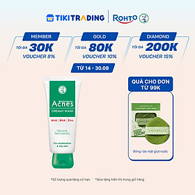 Sữa rửa mặt ngăn ngừa mụn Acnes Creamy Wash 100g